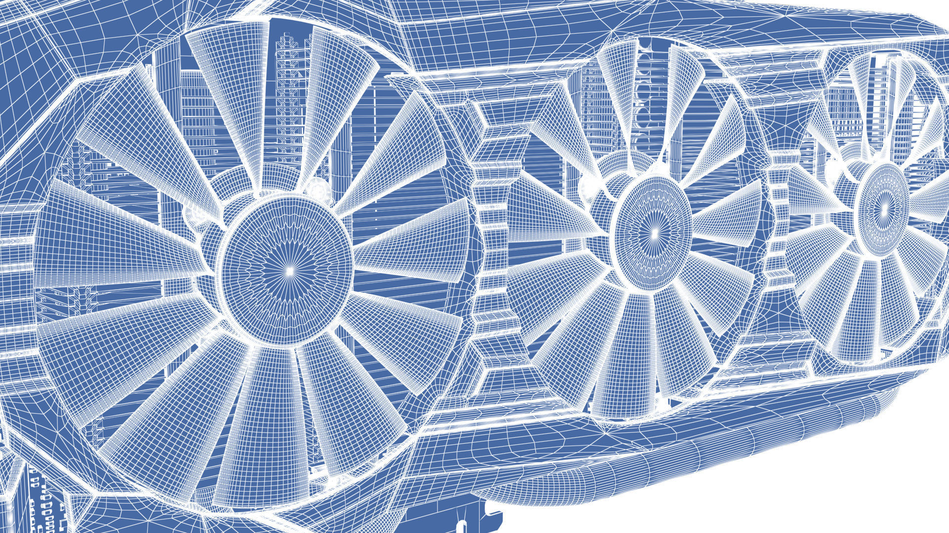 Asus Strix GTX 980 Ti Bonus SLI bridges 3D model_48