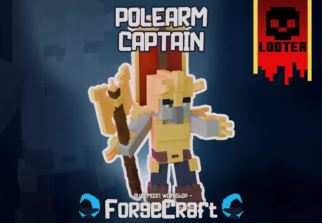 LOOTER POLEARM CAPTAIN 3D print model