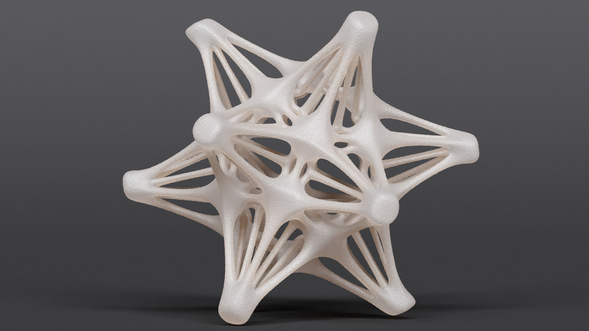 Star Net Dodecahedra 3D print model_1