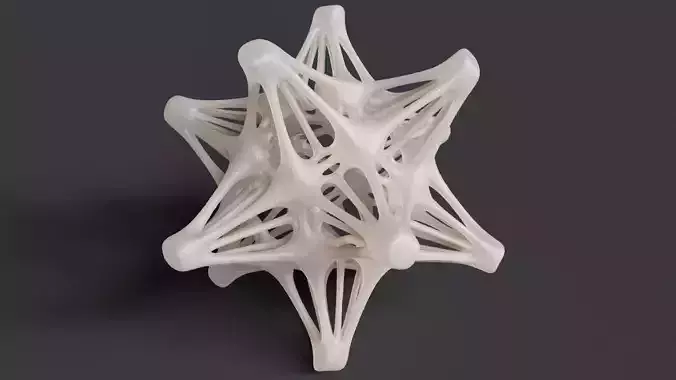 Star Net Dodecahedra 3D print model