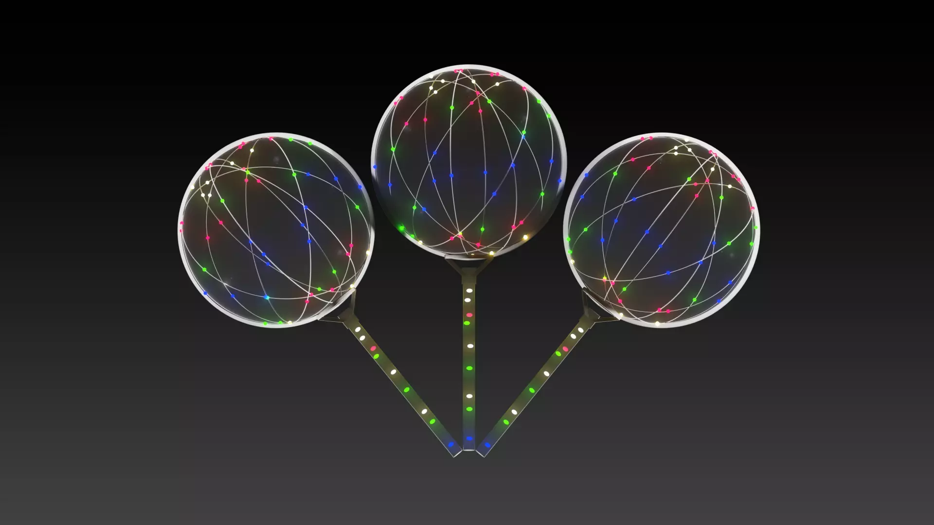 Bubble LED Light Up Balloon 3D model