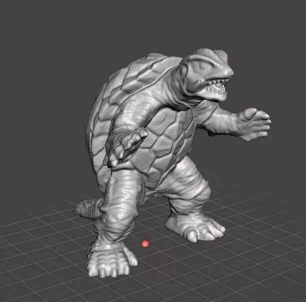 GAMERA HEISEI 90S KAIJU MONSTER MINIATURE FANTASY SCIFI GAME RPG 3D print model