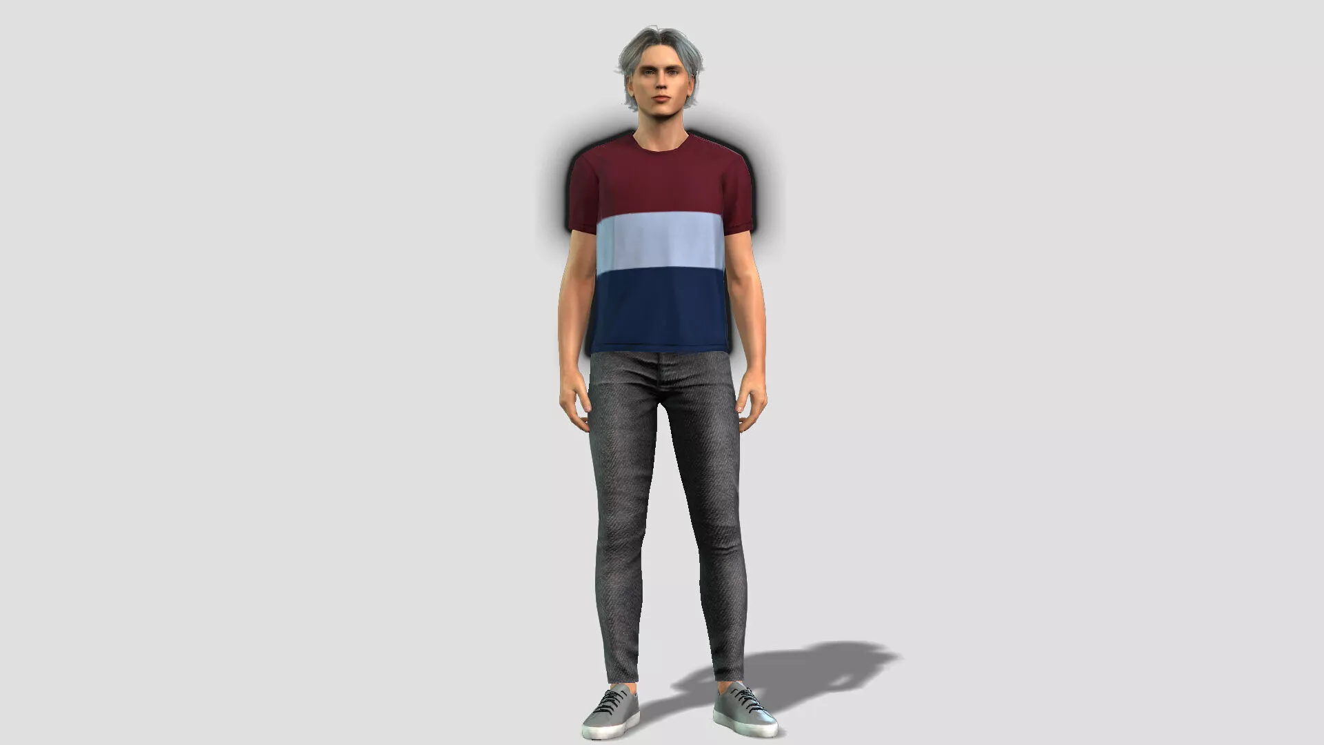 Realistic Teen Boy Character 3D model