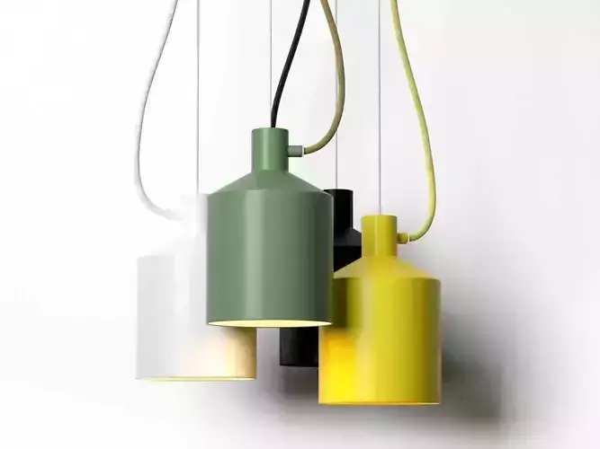 Silo Pendant Lamp 3D model