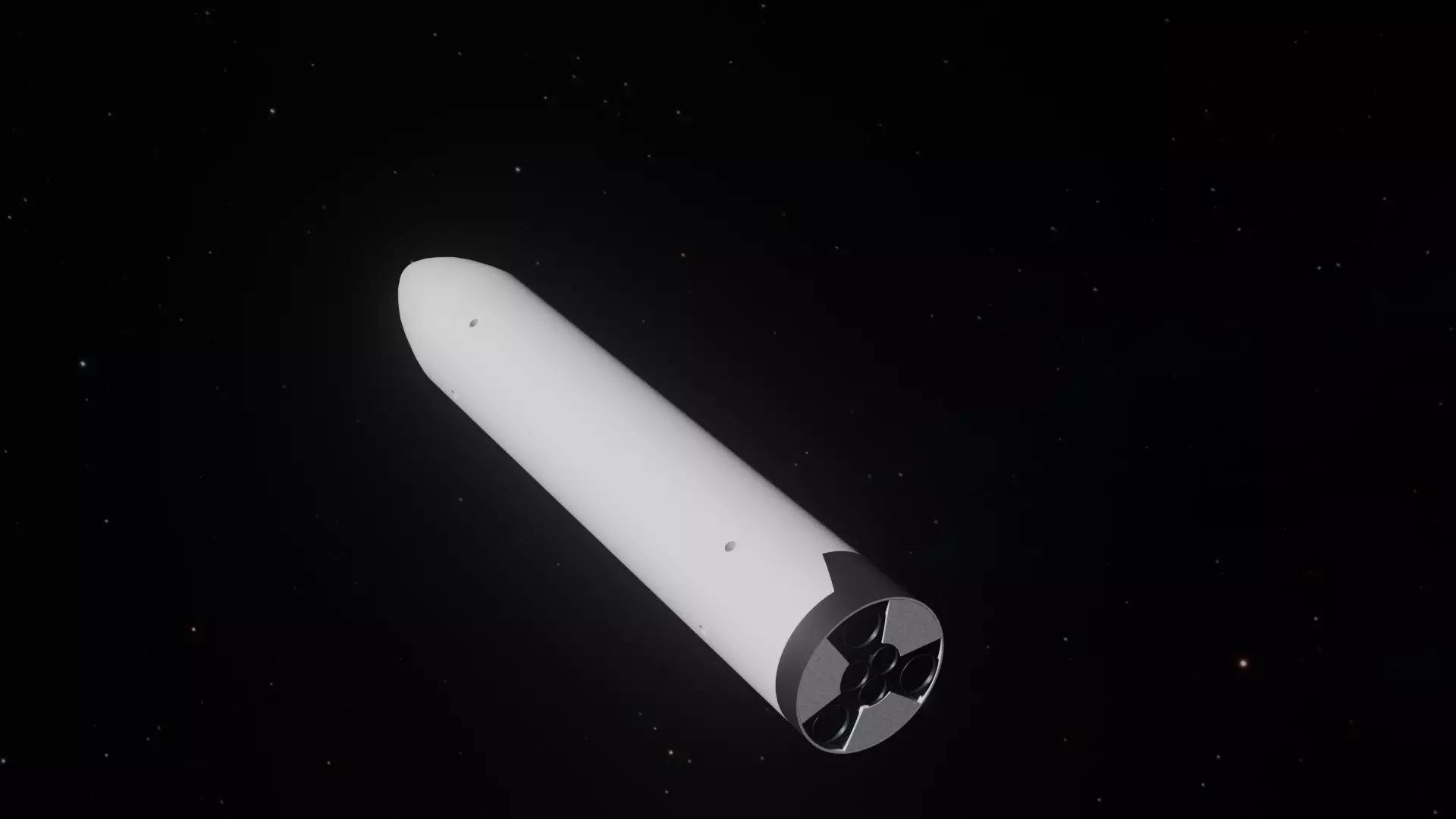 SpaceX Starship Depot V3 3D model
