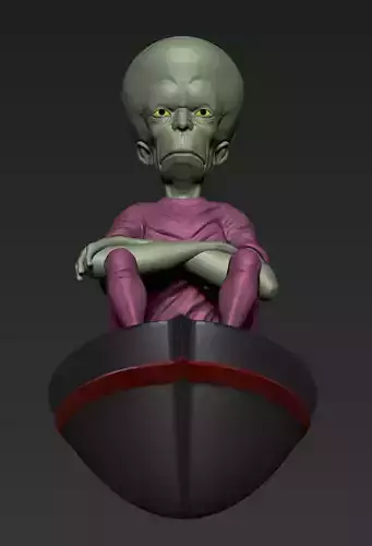 Mekon from The Eagle Comic