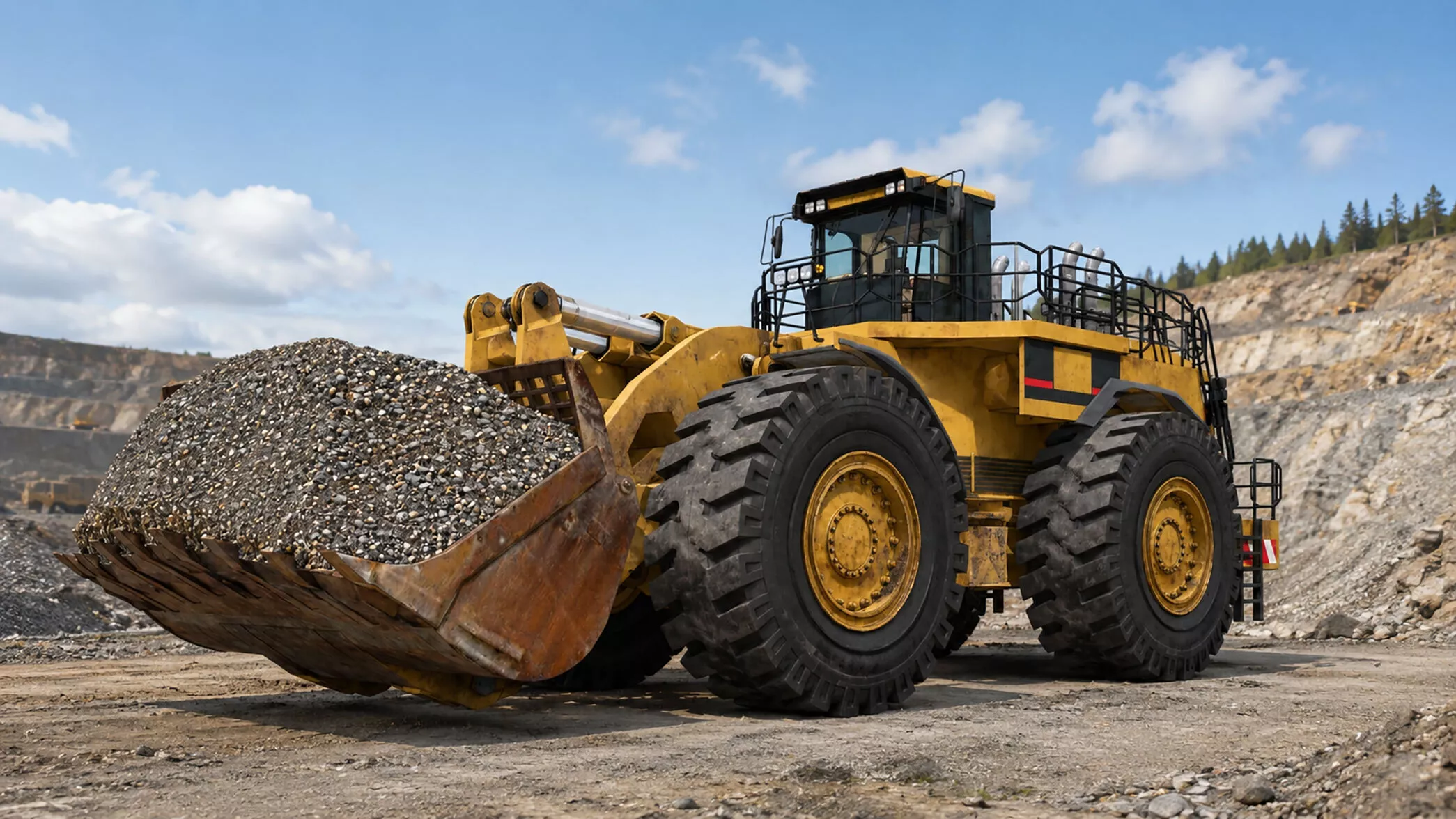 Ultra Heavy Mining Wheel Loader 994F 3D model