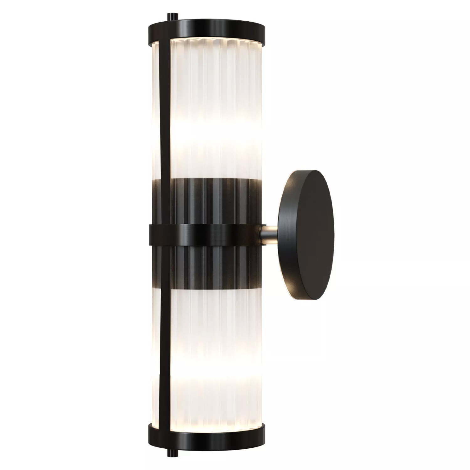 Allen Double Light Wall Sconce Low-poly 3D model