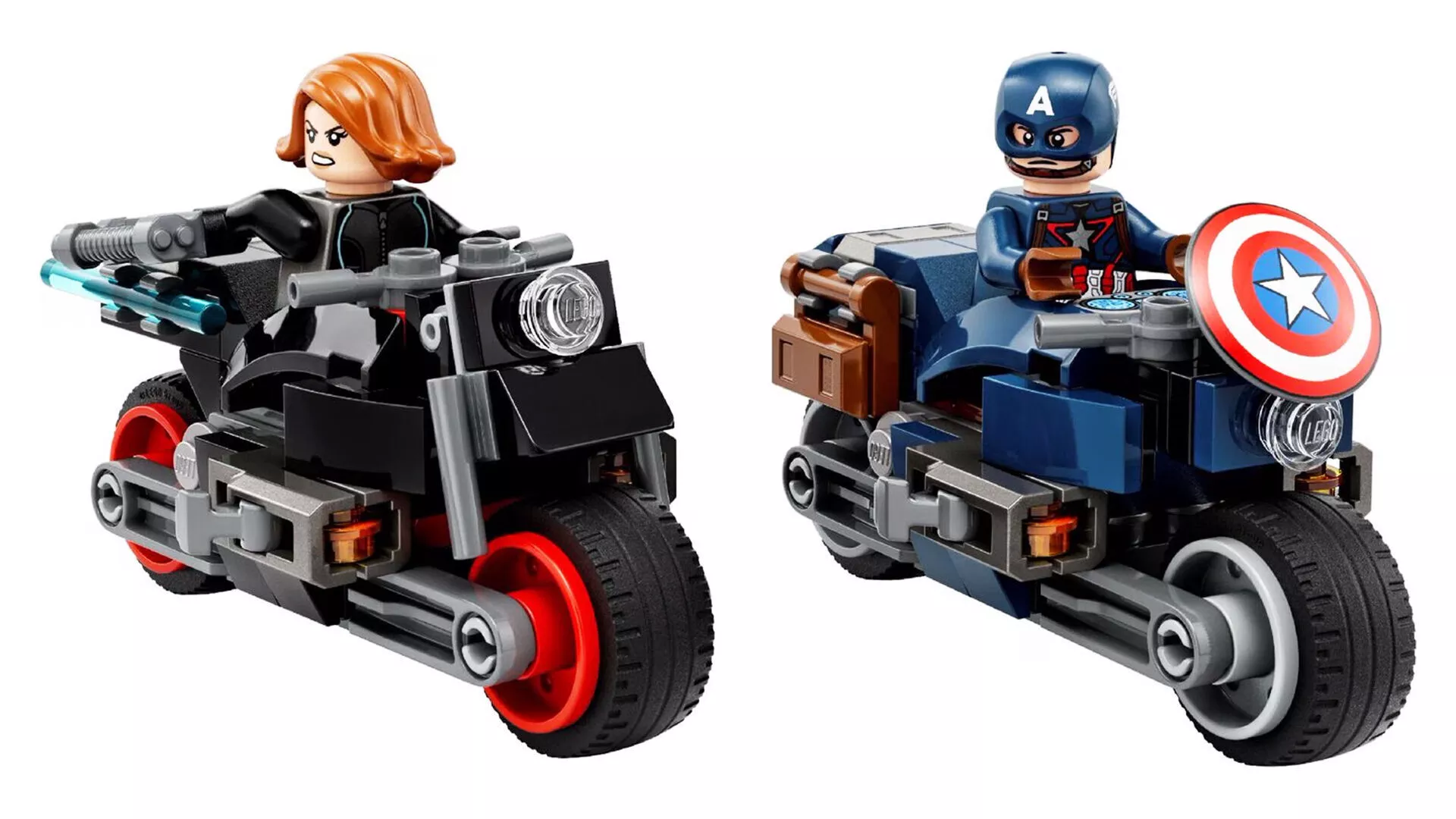 TwindBricks3D - 76260 Black Widow and Captain America Motor 3D print model