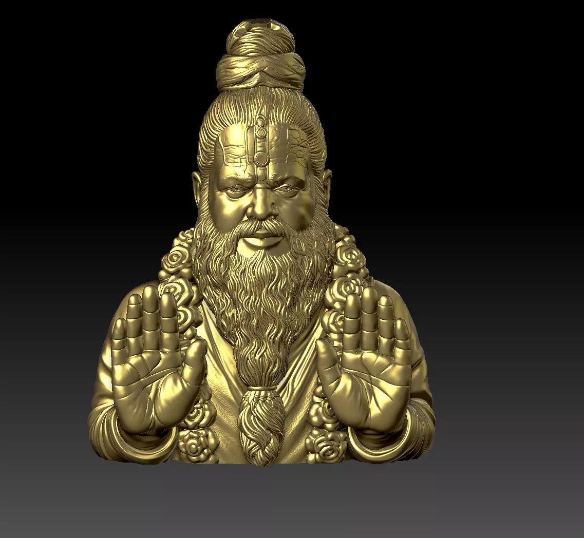 Divine Premananji Portrait Archive 3D print model