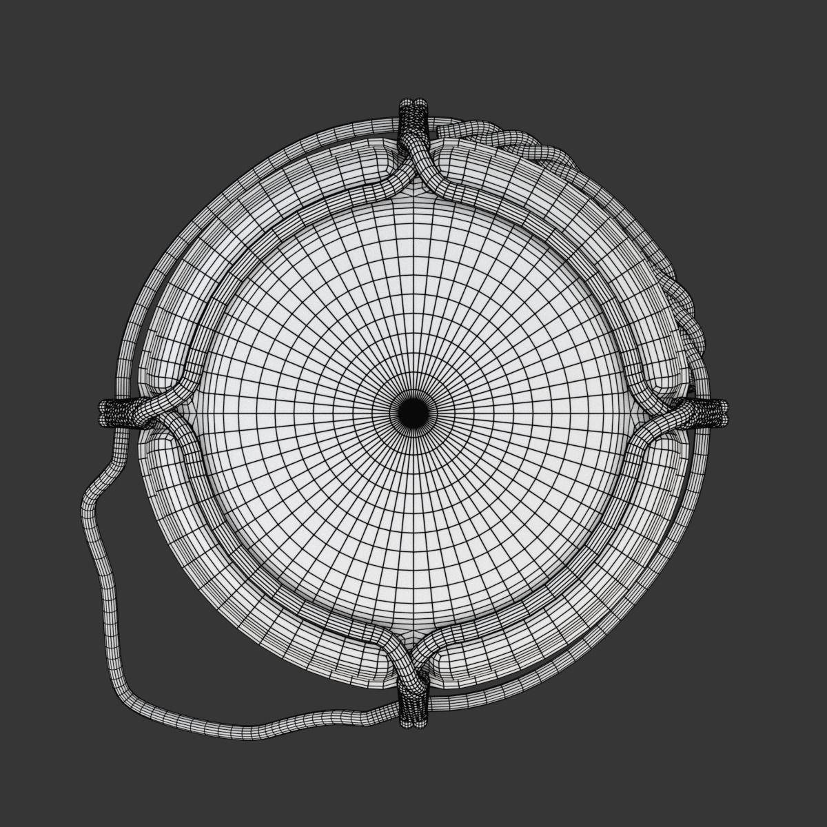 Champagne Cork 3D model_16