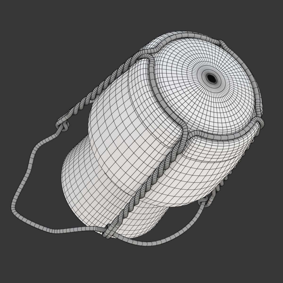 Champagne Cork 3D model_15