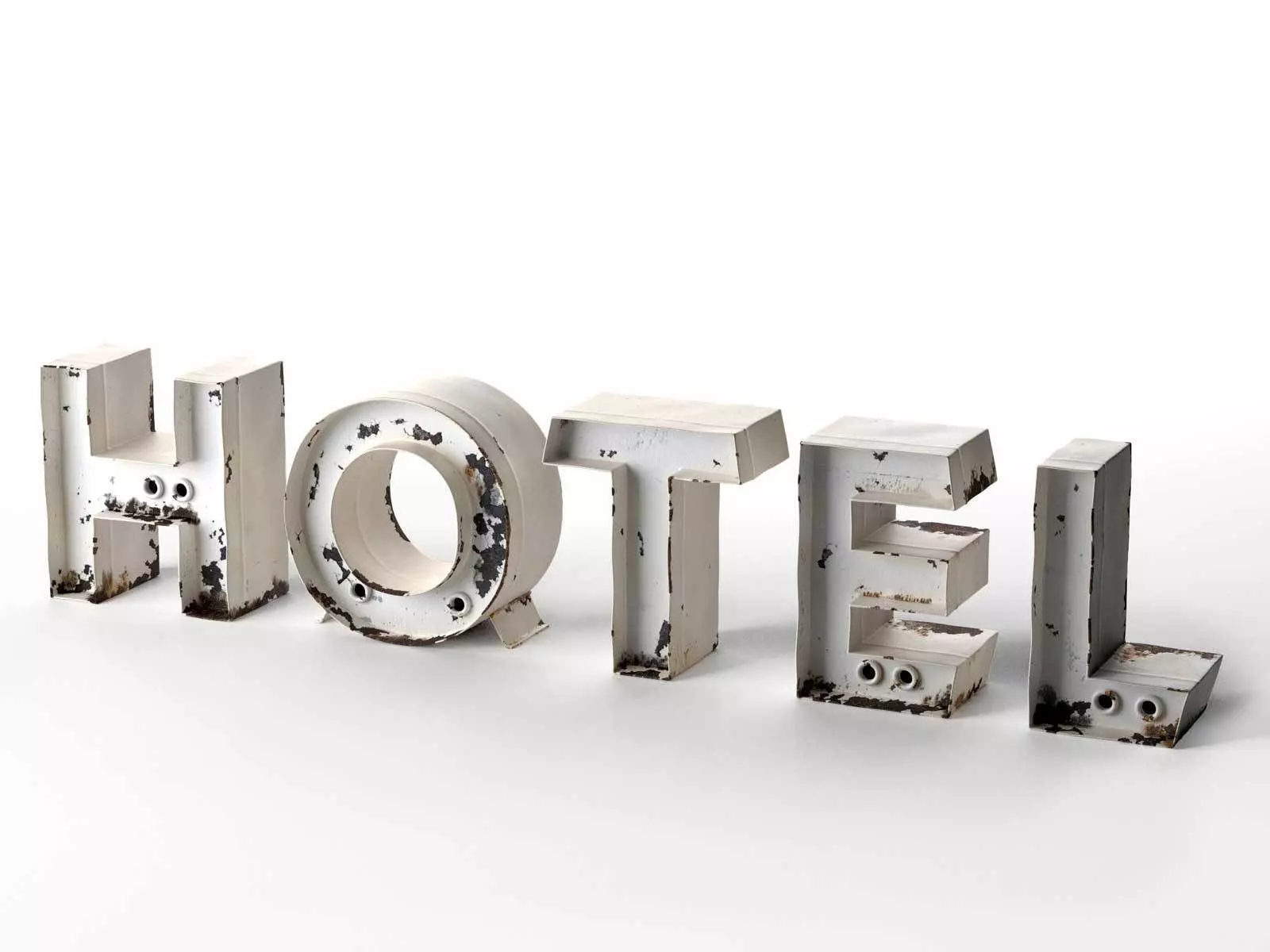 Hotel Title 3D model_0