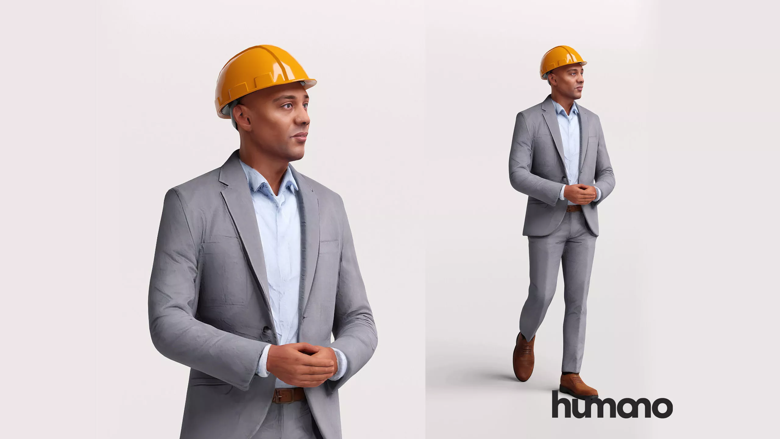 Humano Workwear Man - Construction Worker -2611-001 3D model