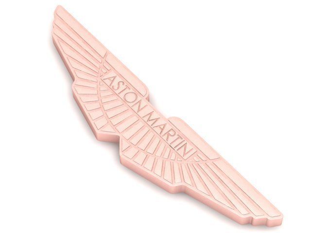 Trinket aston martin emblem 3D print model_1