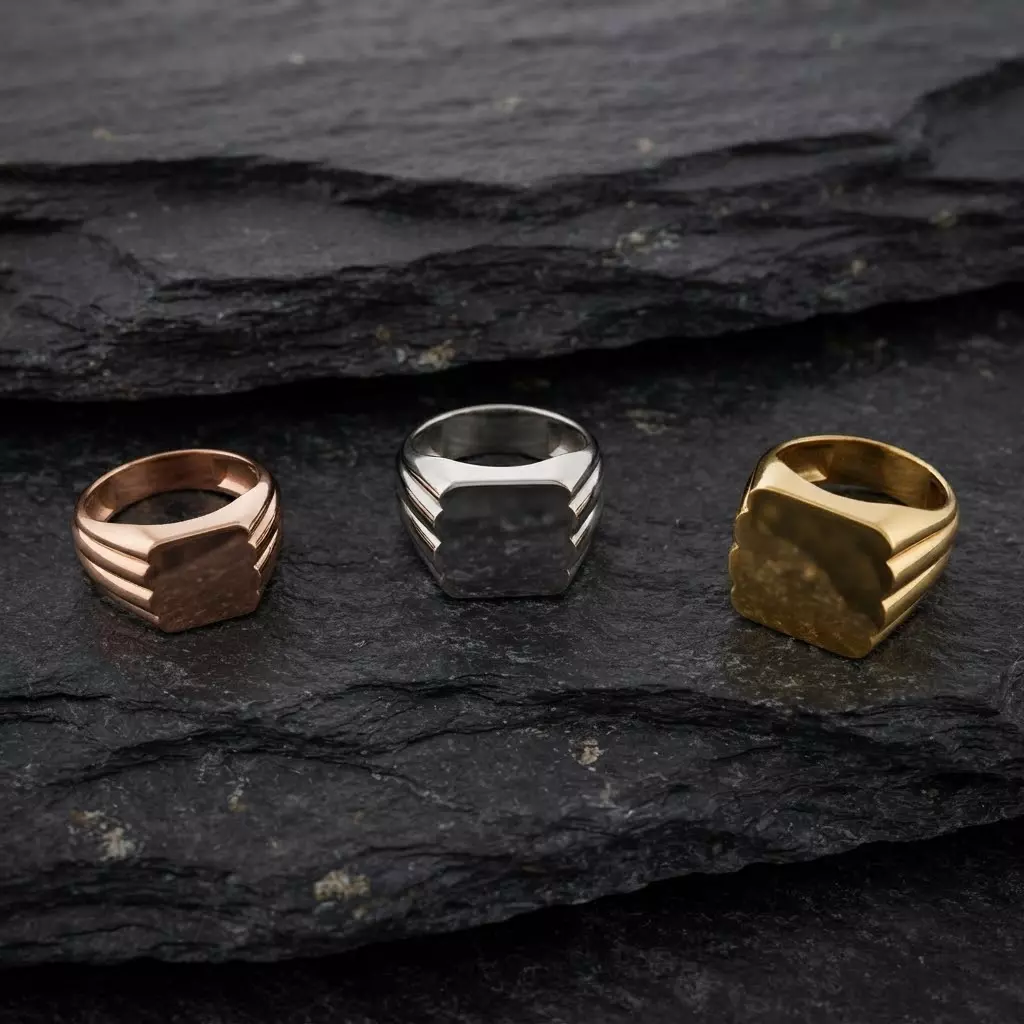 Jewelry Signet Ring v23 S M L Sizes Pack