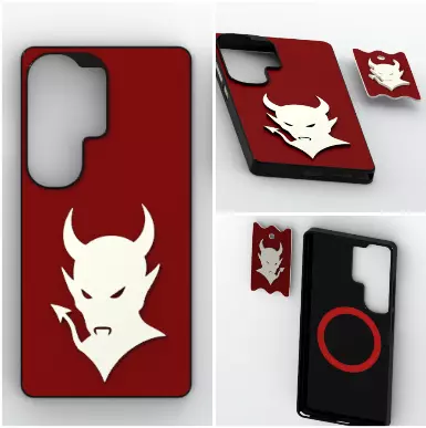 Devil Face MagSafe Case 3D print model