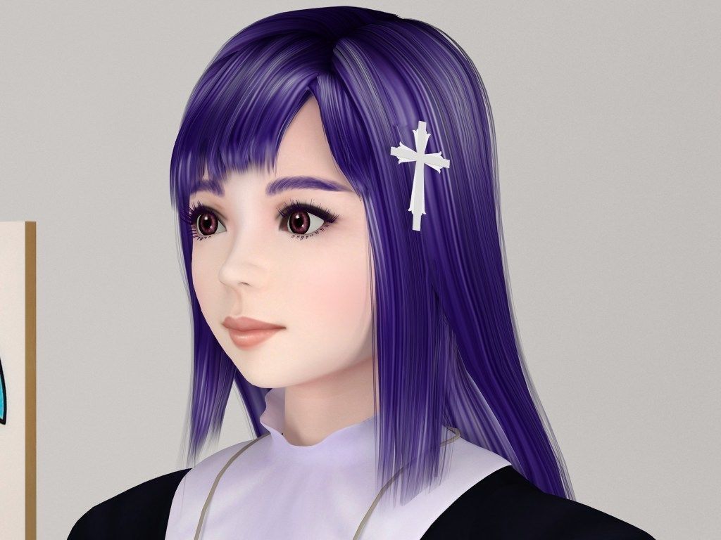 T pose rigged model of Zange with various outfit 3D model_3