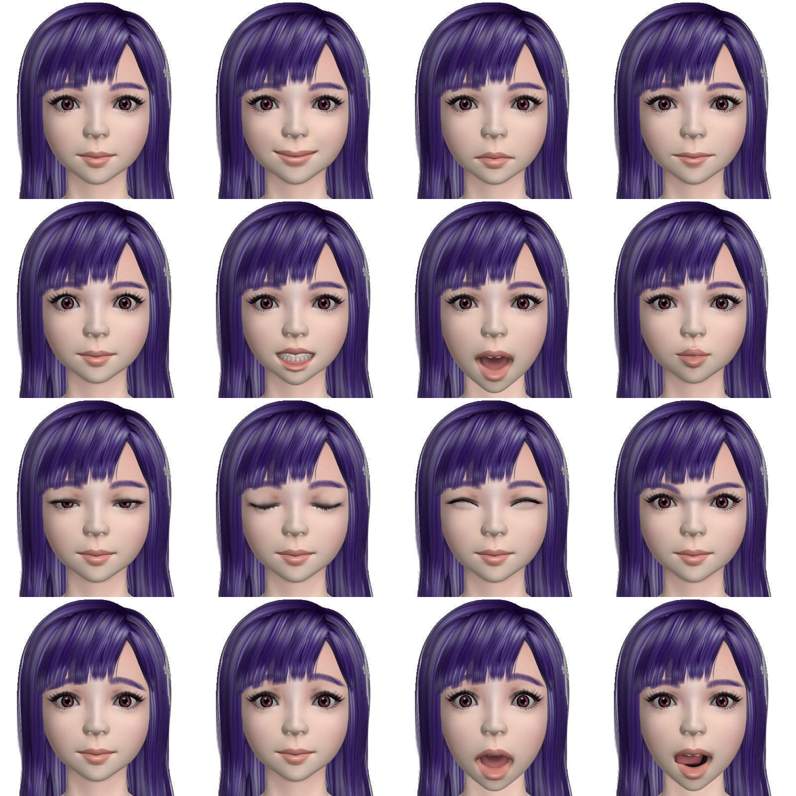 T pose rigged model of Zange with various outfit 3D model_4