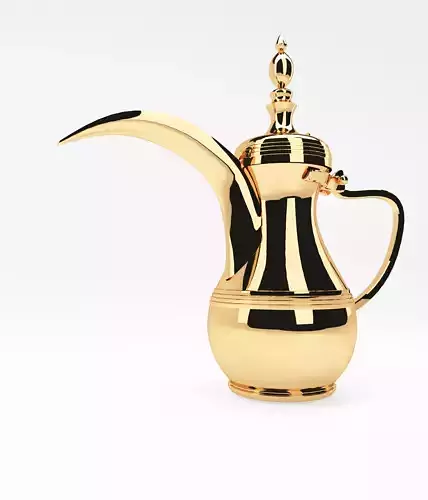Arabic Coffee Pot Dallah Brown