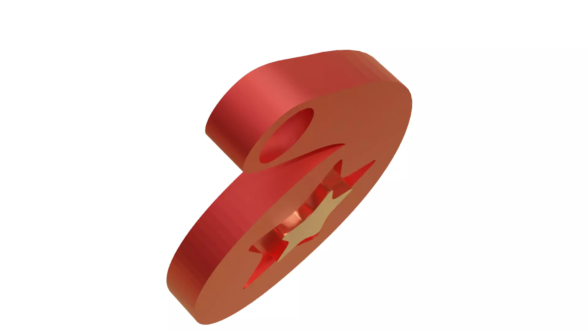 6 shape keychain for 3d printing 3D print model