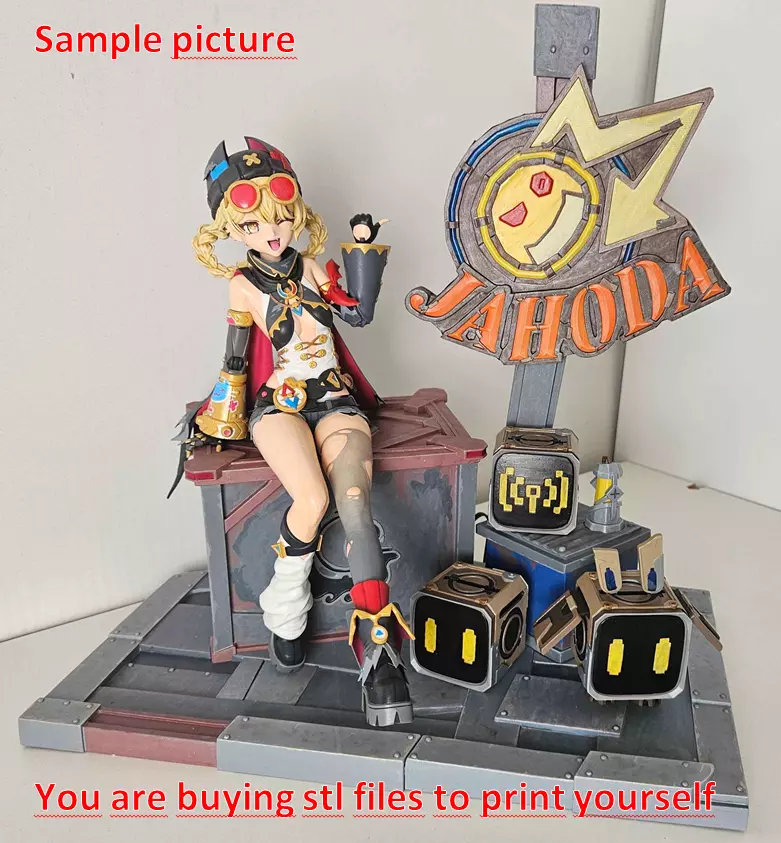 Genshin impact - Jahoda - 3D printable figurine 3D print model