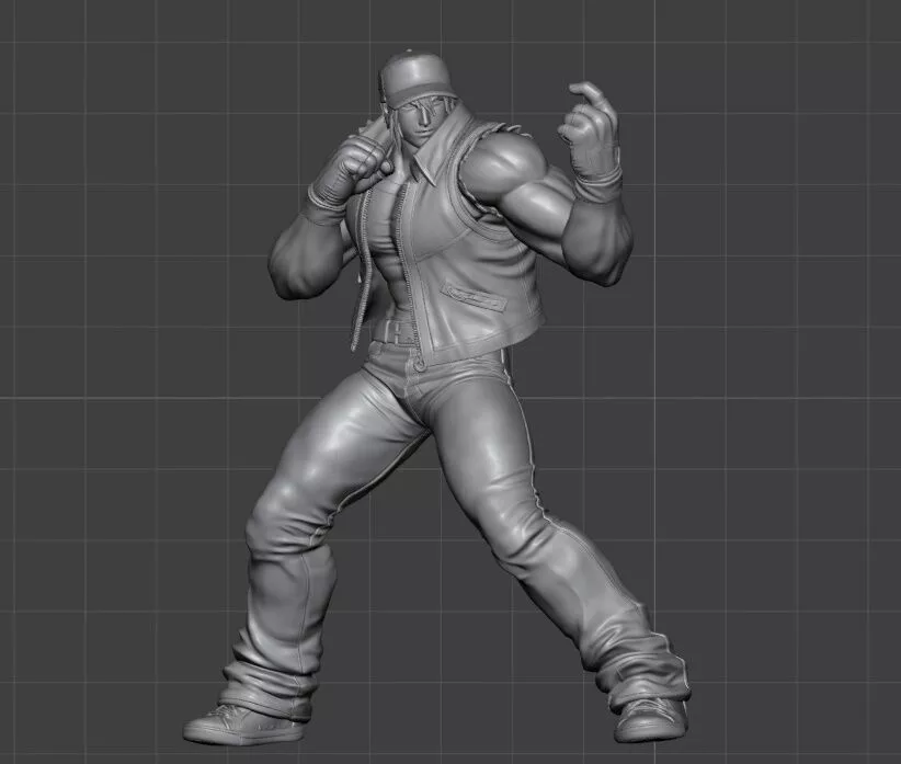Terry Bogard - The king of fighters 3D Model 3D print model