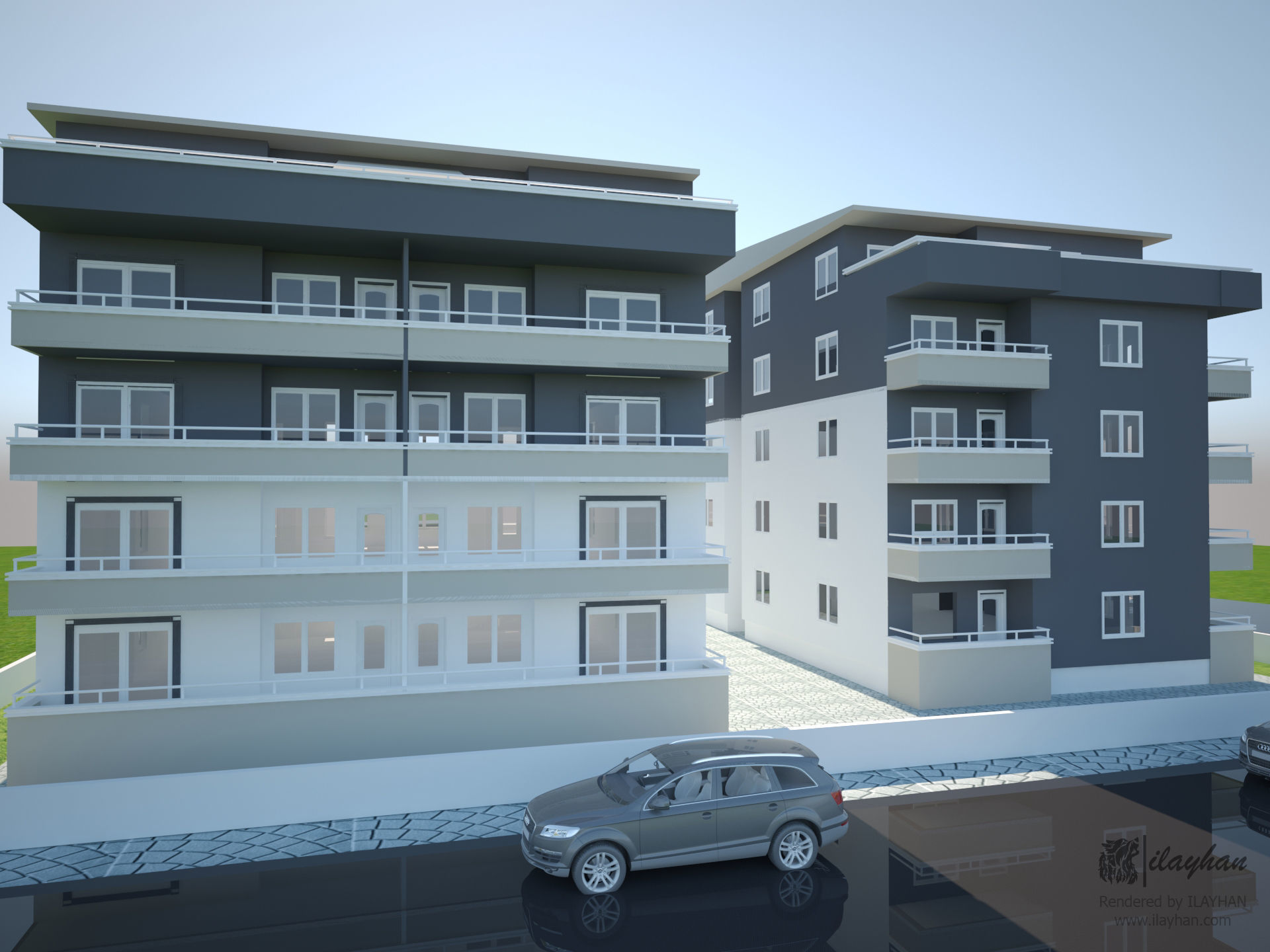 3d apartmen modeling  3D print model_1