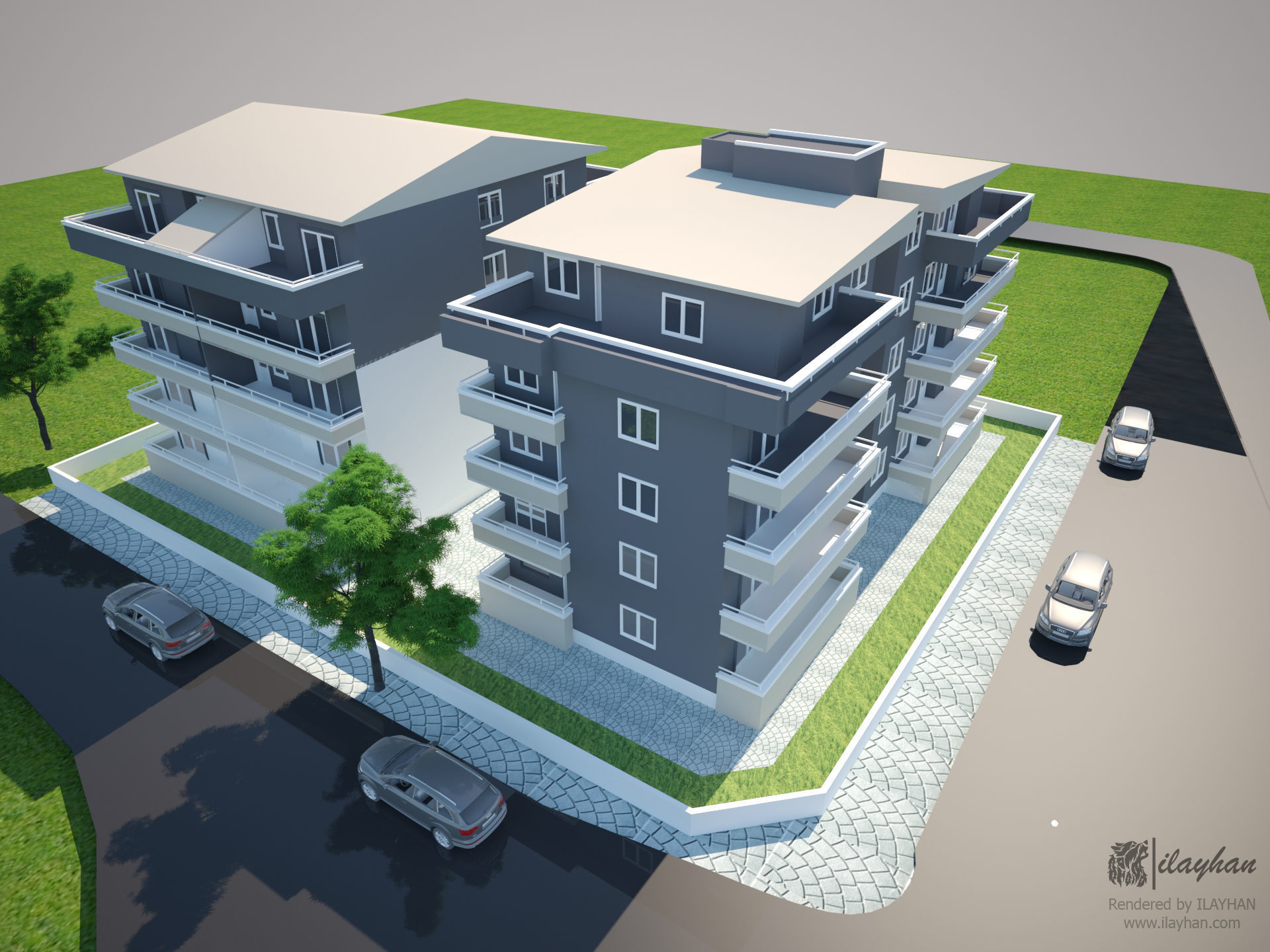3d apartmen modeling  3D print model_4