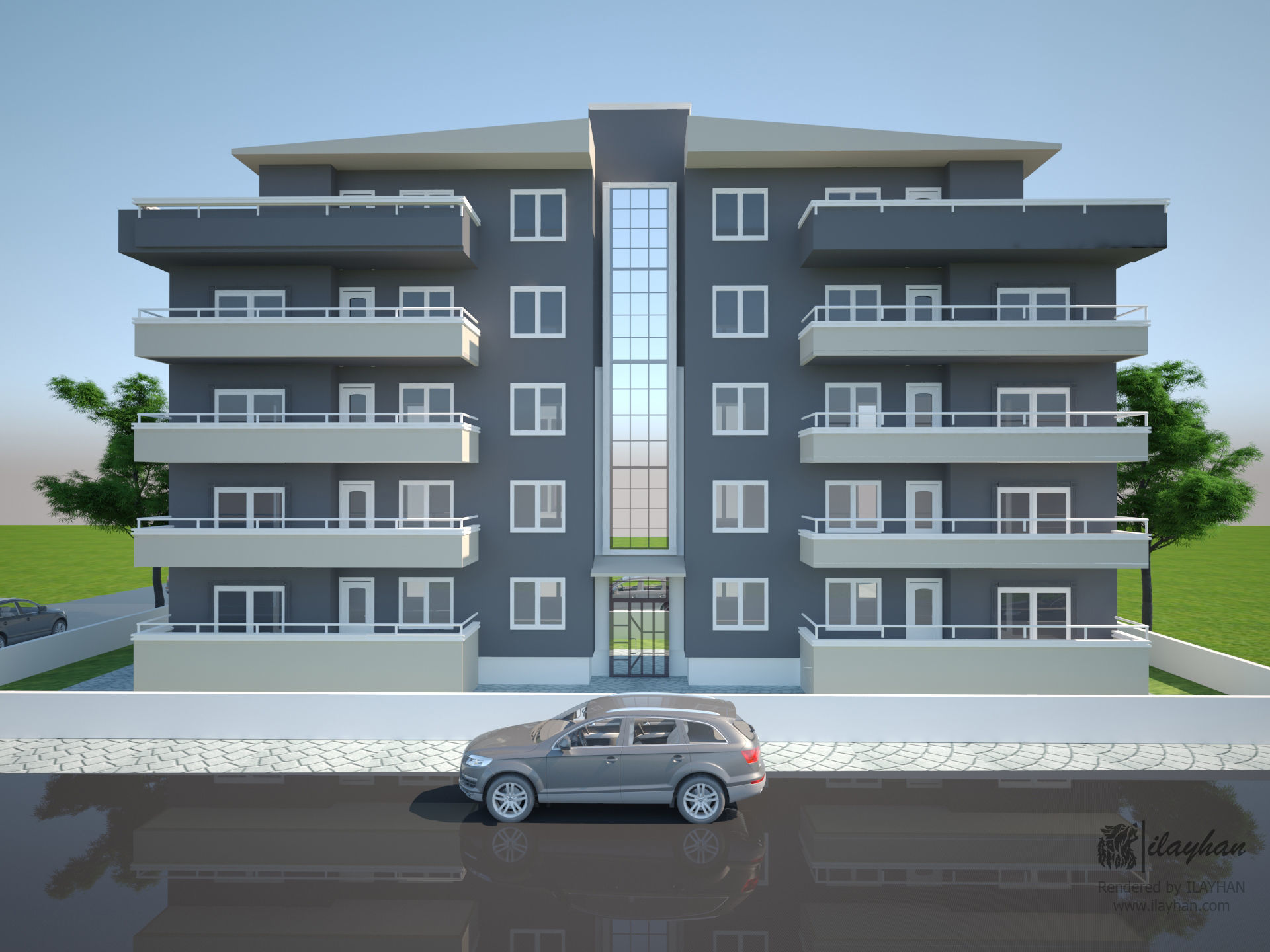 3d apartmen modeling  3D print model_2