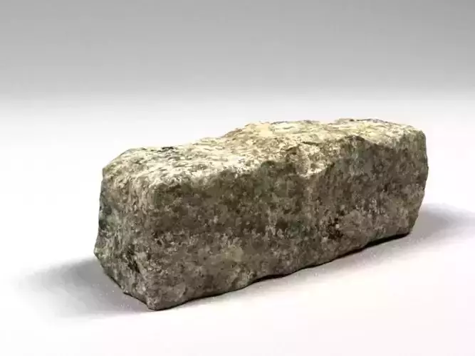 bricks piece of rock