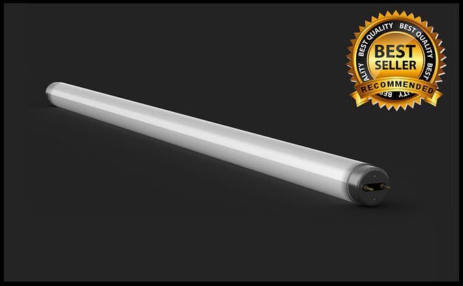 Fluorescent lamp 3D model