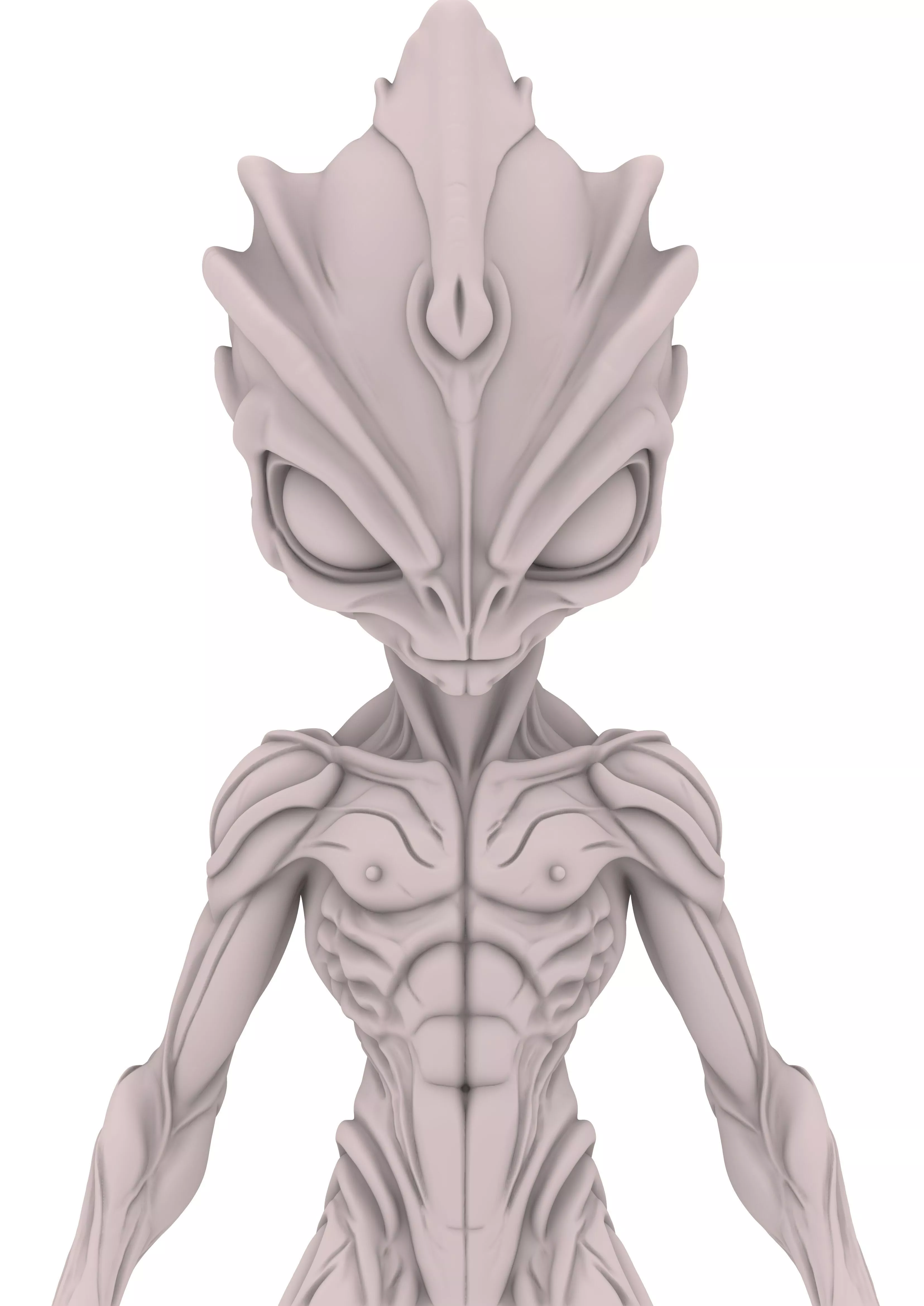 Kreatur Criatura Sci Fi Science Fiction Chibi Monster Alien 3D print model