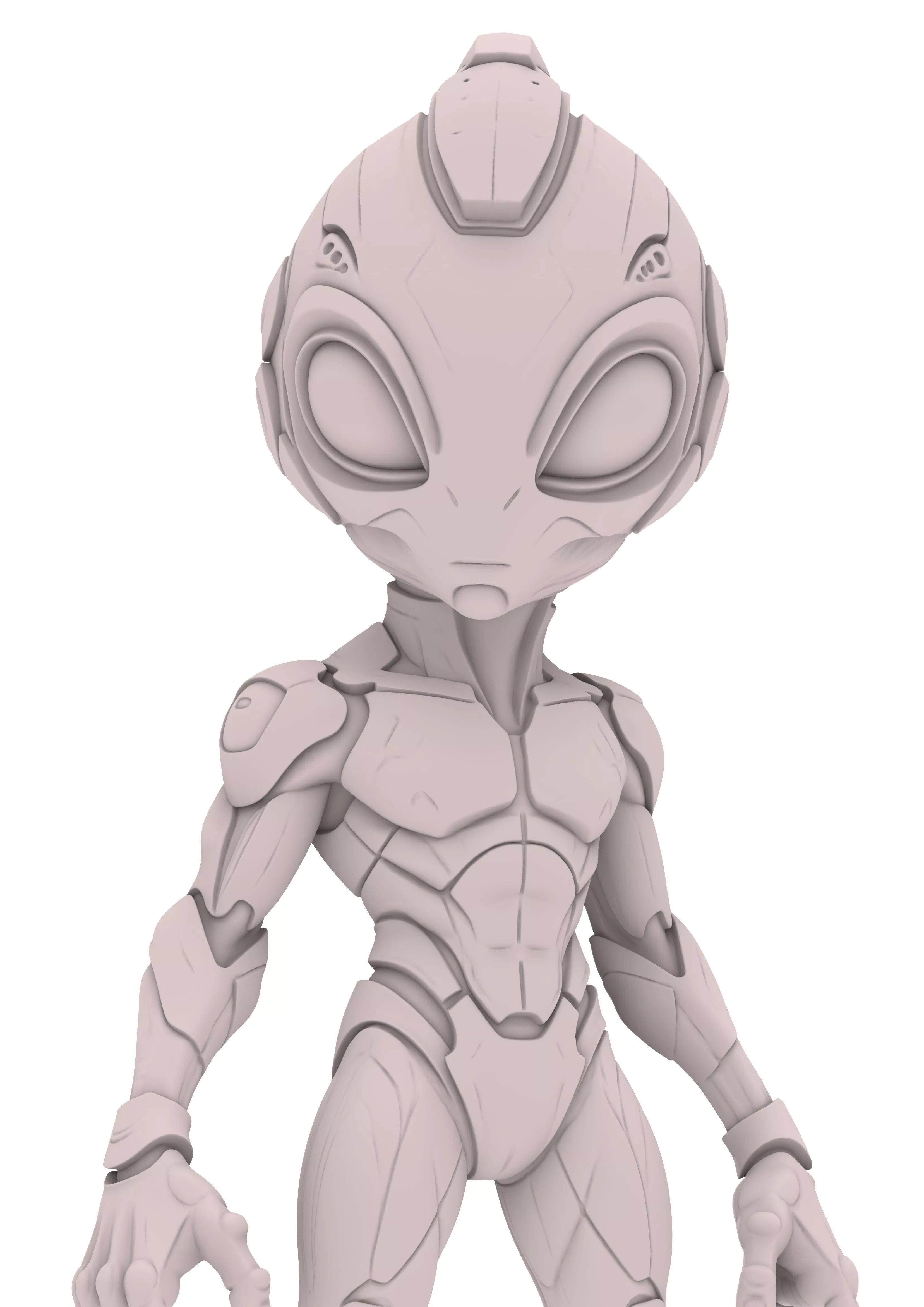 Kreatur Criatura Sci Fi Science Fiction Chibi Monster Alien 3D print model