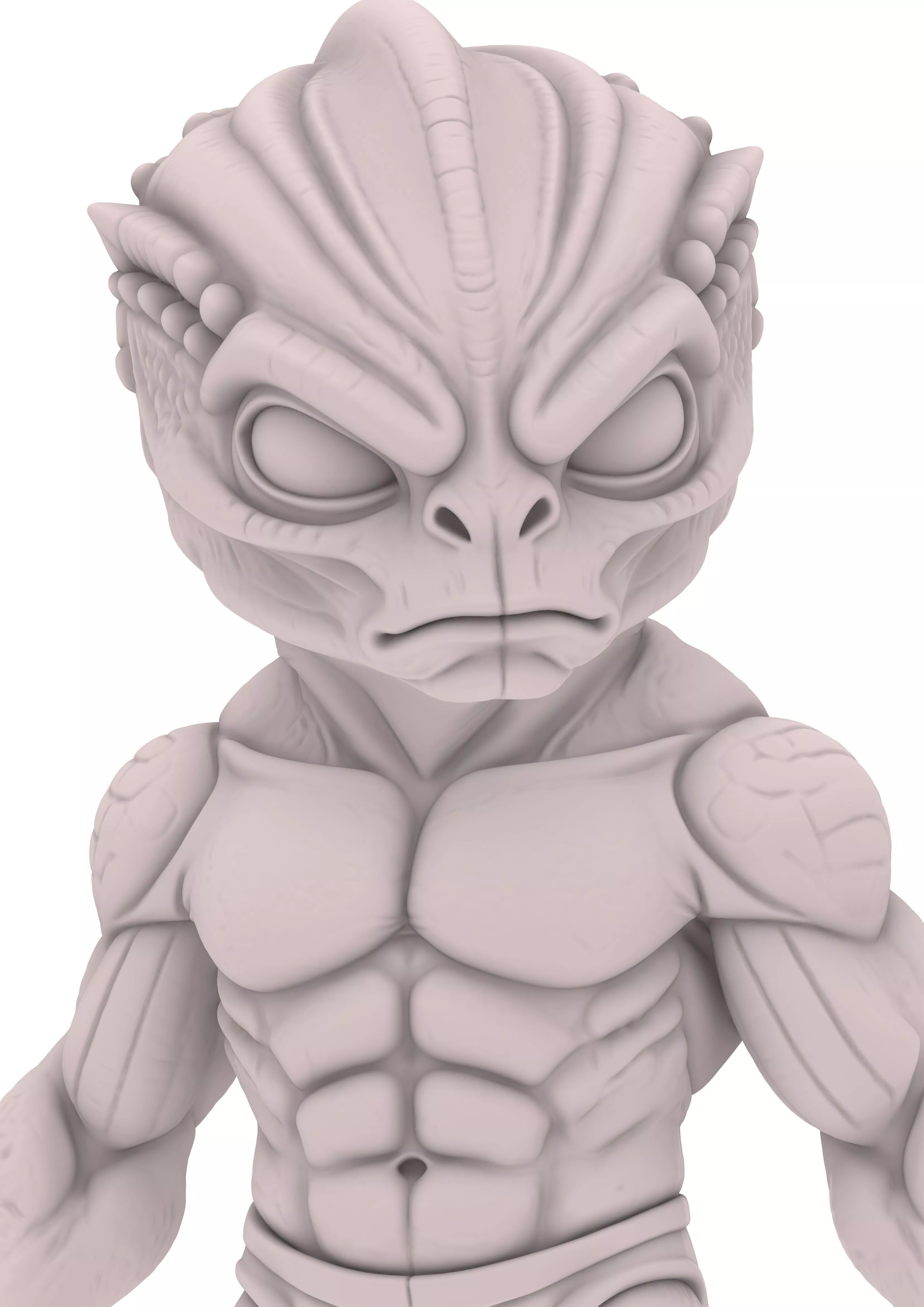 Kreatur Criatura Sci Fi Science Fiction Chibi Monster Alien 3D print model