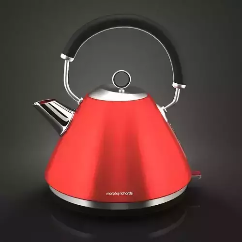 Accents Red Traditional Kettle 