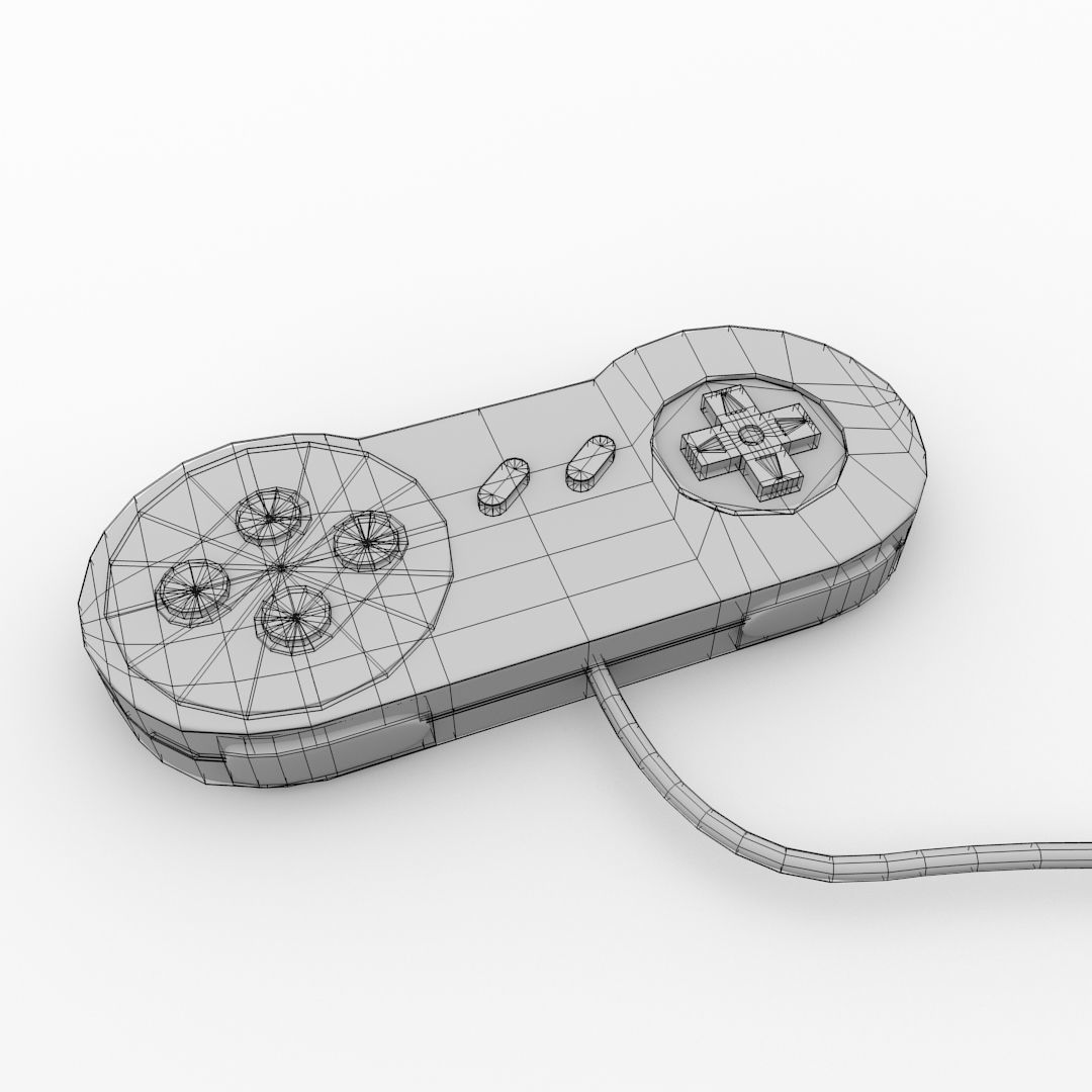 Game Controller 3D model_4
