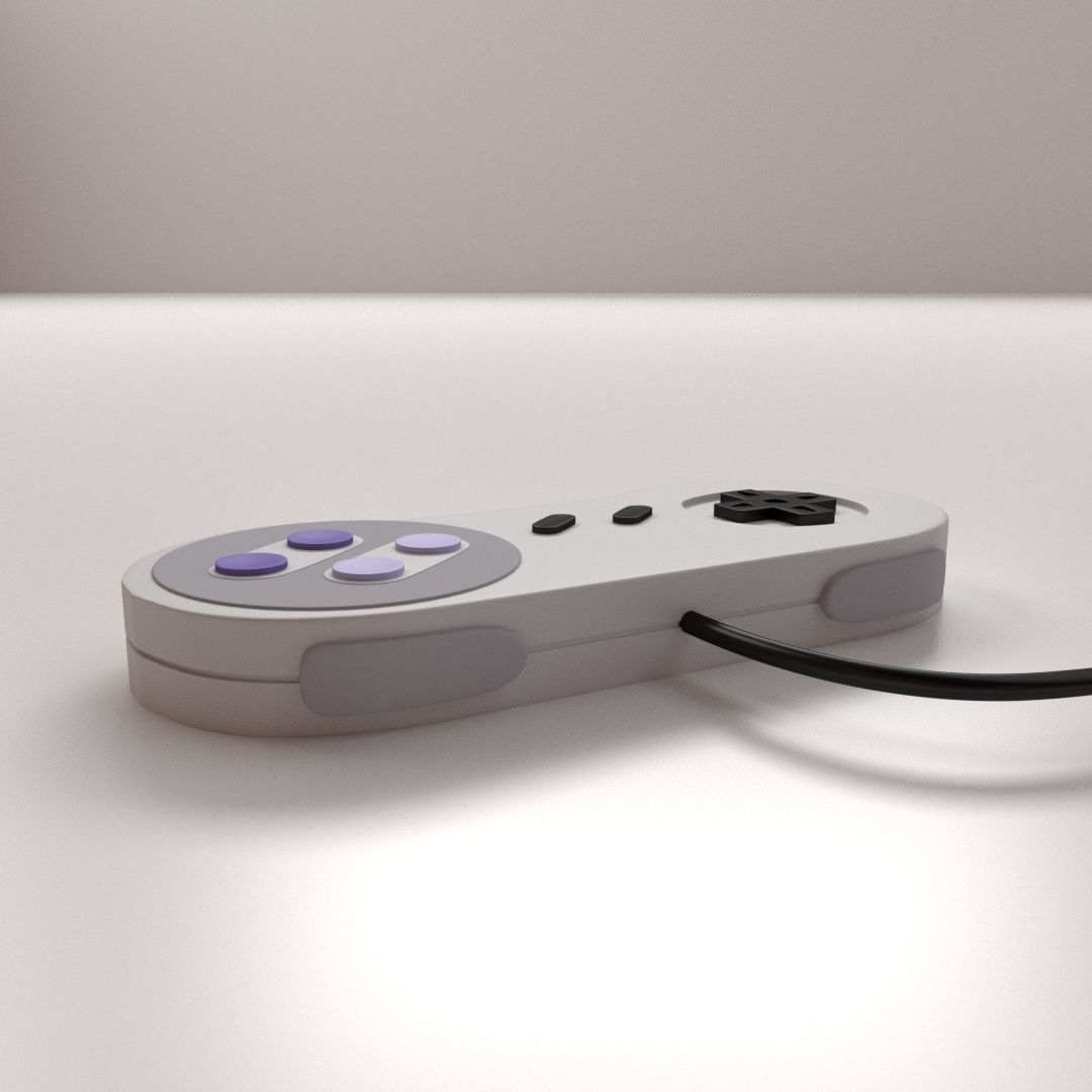 Game Controller 3D model_2