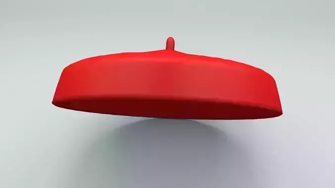 Ibo Red Cap Low-poly 3D model
