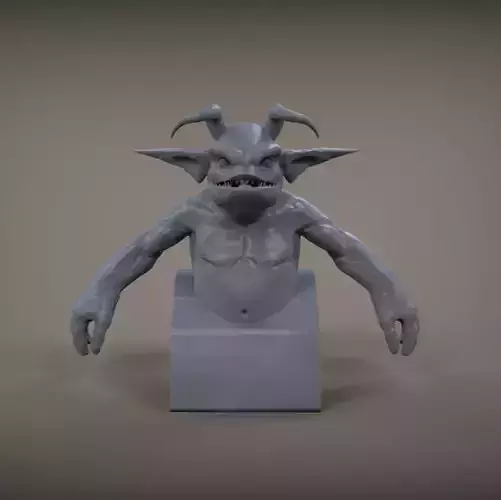 Dante demon bust 3D model