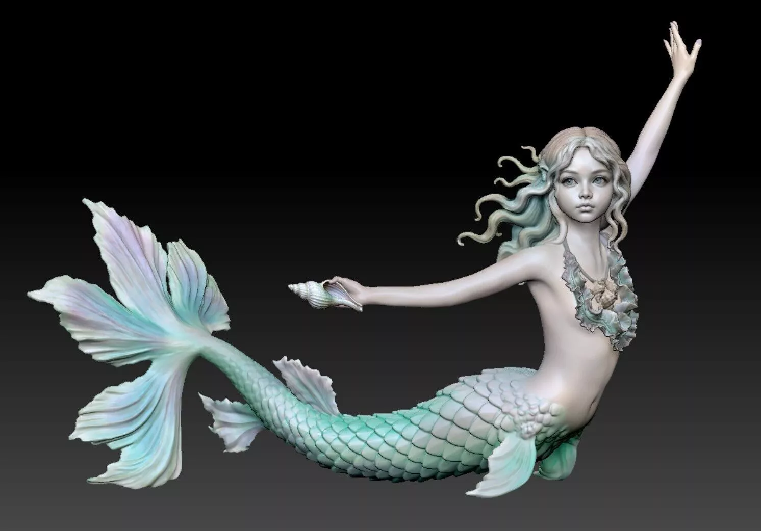 Little Mermaid 3D print model