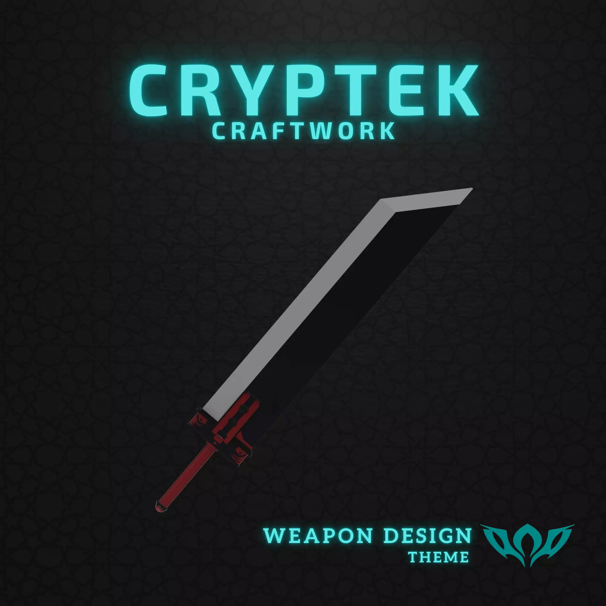 04 Final Fantasy Buster Swords - Cloud Strife - 3D Print 3D print model