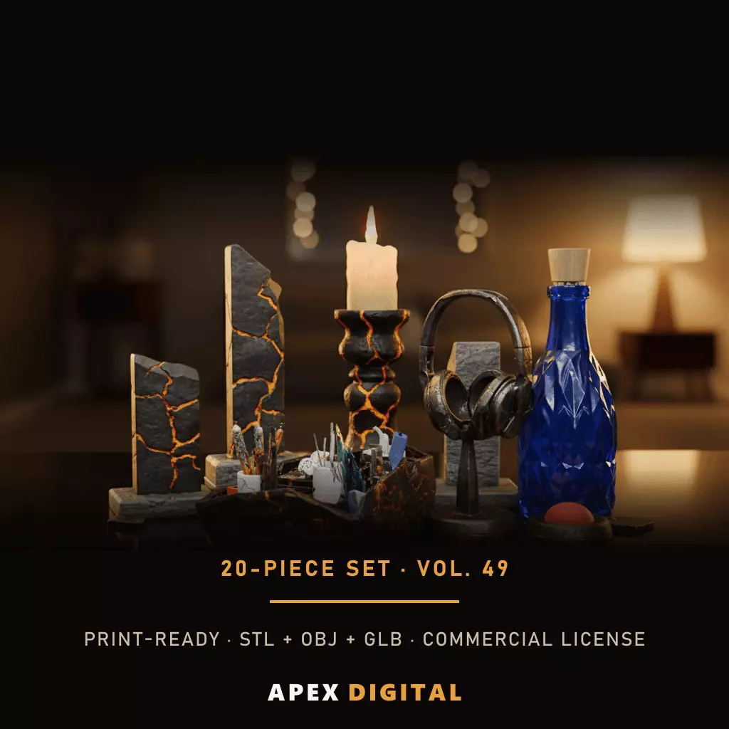 20-Piece Home Decor Collection Vol 49 - 3D Print STL 3D print model