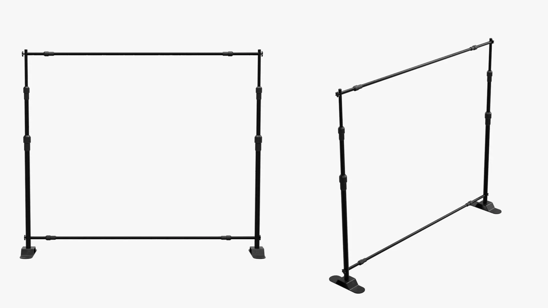 Adjustable Backdrop Stand 3D model