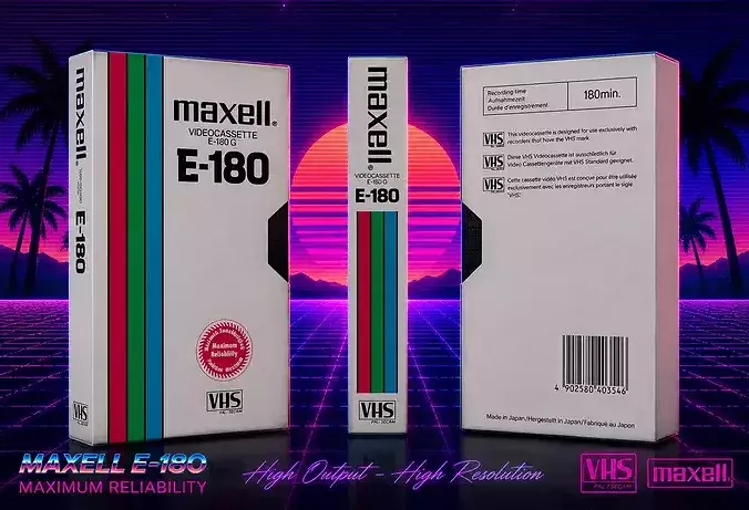 VHS Maxwell E-180