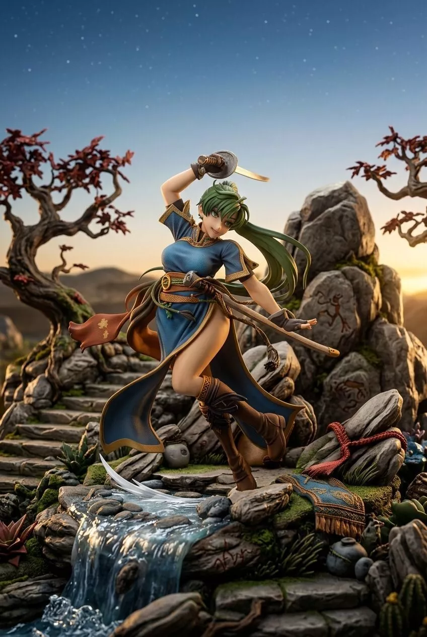 Lyn The Lady of the Sacae Plains - Fire Emblem 3D print model