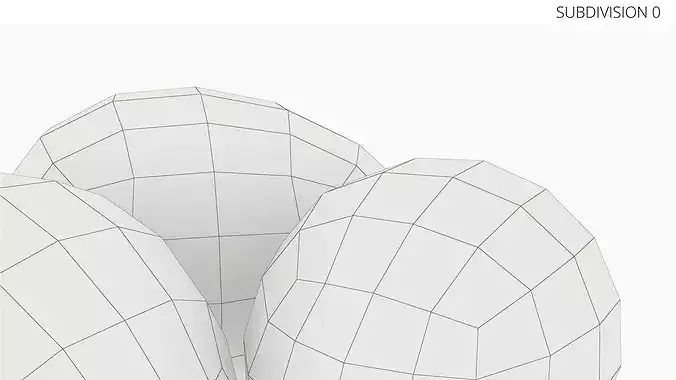 Natural Avian Eggs with Speckled Shell 3D model 6