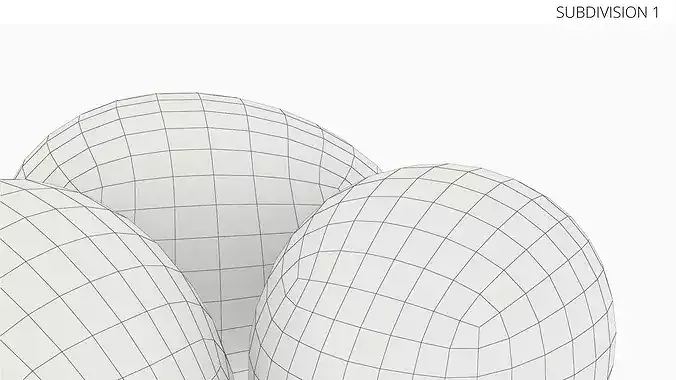 Natural Avian Eggs with Speckled Shell 3D model 7