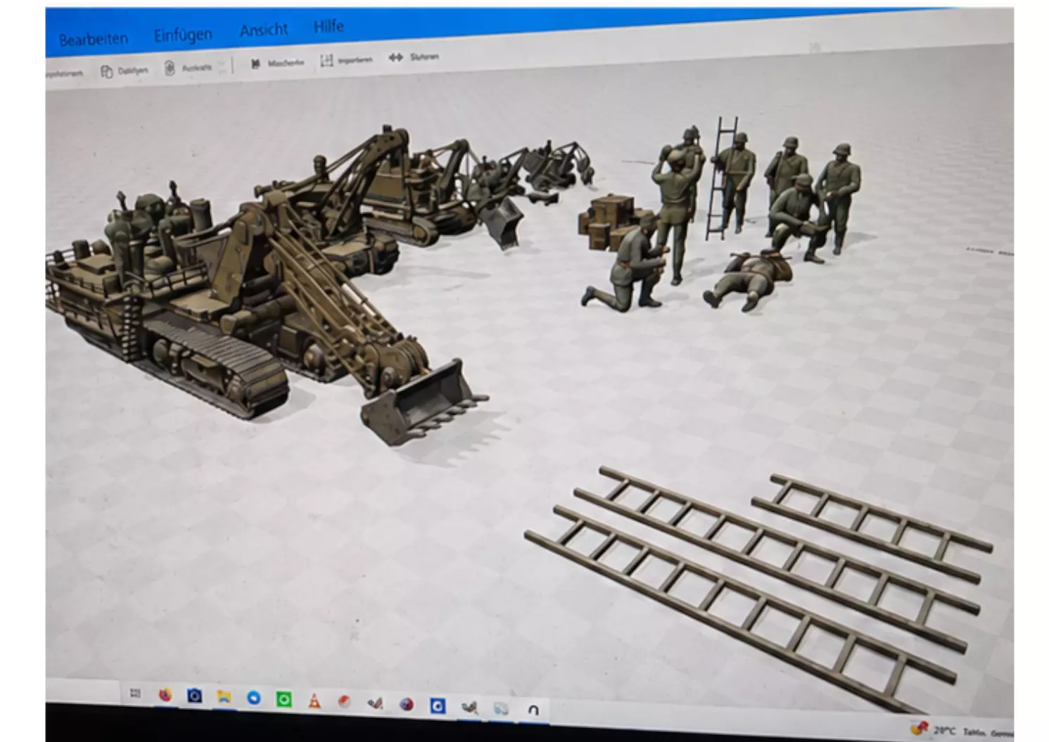 Steam Powered Recovery Tank Alternate WWII Steampunk Vehicle 3D print model