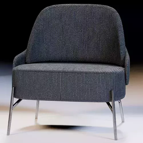 Soren Chair Low-poly 3D model